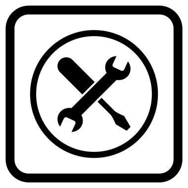 Vektör simgesi bir çerçeve içinde ayarlama