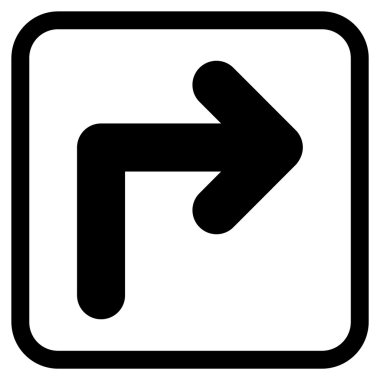 Doğru vektör simge bir çerçevede açmak