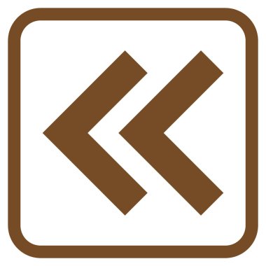 Shift Sol vektör simgesi bir çerçeve içinde