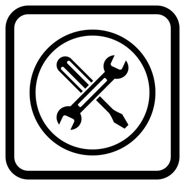 Vektör simgesi bir çerçeve içinde ayarlama