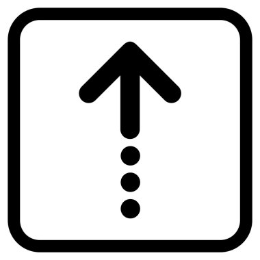 Vektör simgesi bir çerçeve içinde gönder