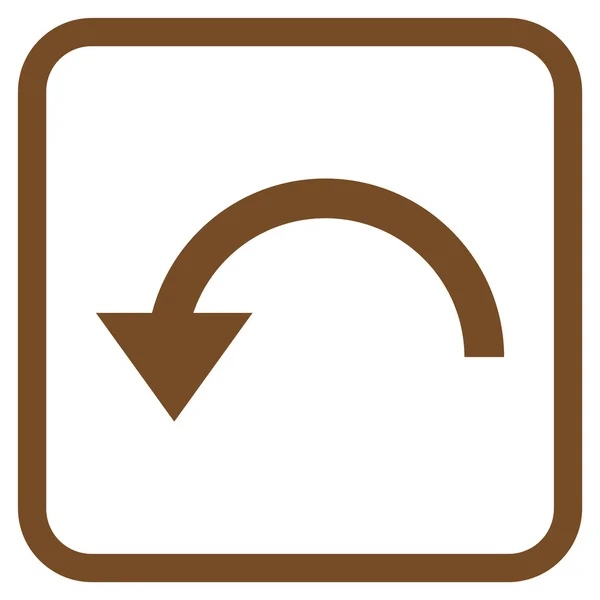 Вращение векторной иконы CCW в рамке — стоковый вектор