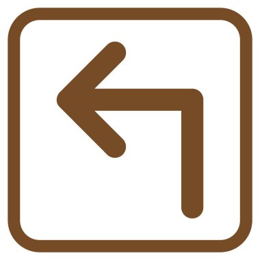 Sol vektör simge bir çerçevede açmak