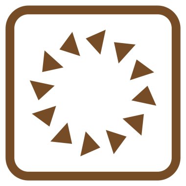 Bir çerçeve içinde CCW vektör simge döndürmek