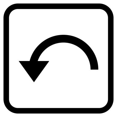 Bir çerçeve içinde CCW vektör simge döndürmek