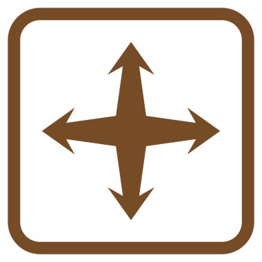 Bir çerçeve içinde vektör simgesini genişletin