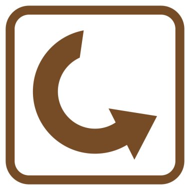 Bir çerçeve içinde CCW vektör simge döndürmek