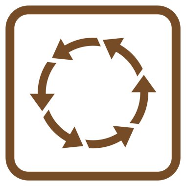 Bir çerçeve içinde CCW vektör simge döndürmek