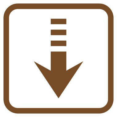 Vektör simgesi bir çerçeve içinde gönderin