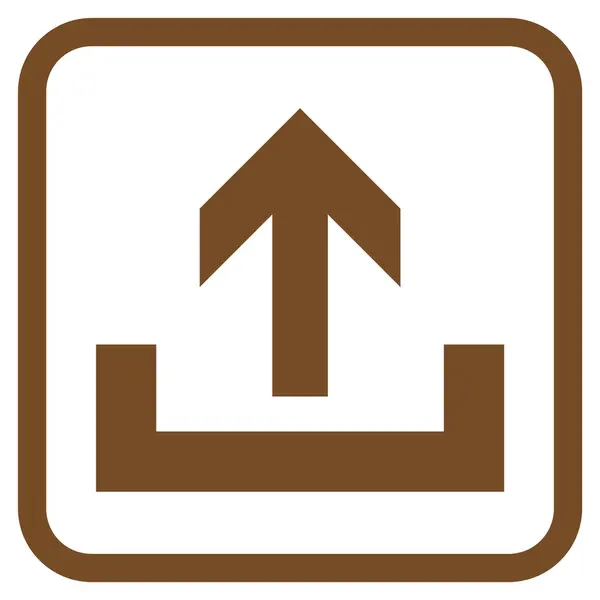 Carregar ícone do vetor em um quadro —  Vetores de Stock