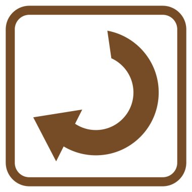 Vektör simgesi bir çerçeve içinde döndürme