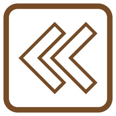 Shift Sol vektör simgesi bir çerçeve içinde