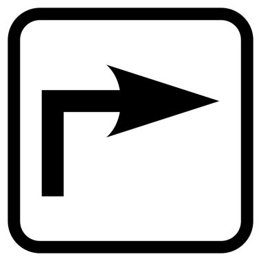 Doğru vektör simge bir çerçevede açmak