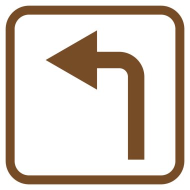 Sol vektör simge bir çerçevede açmak