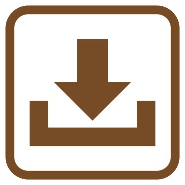 Vektör simgesi bir çerçeve içinde indirme