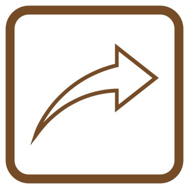 Vektör simgesi bir çerçeve içinde Yinele