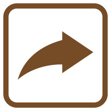 Vektör simgesi bir çerçeve içinde Yinele