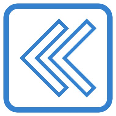 Shift Sol vektör simgesi bir çerçeve içinde