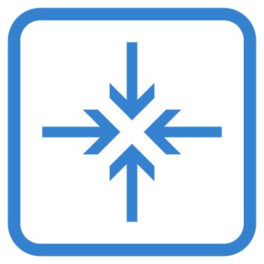 Oklar vektör simgesi bir çerçeve içinde azaltmak