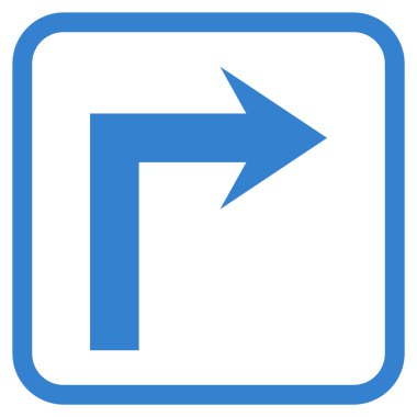 Doğru vektör simge bir çerçevede açmak