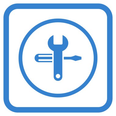 Vektör simgesi bir çerçeve içinde ayarlama