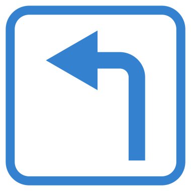 Sol vektör simge bir çerçevede açmak