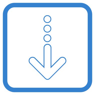 Vektör simgesi bir çerçeve içinde gönderin