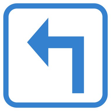 Sol vektör simge bir çerçevede açmak