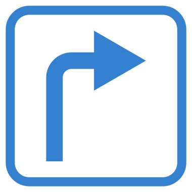 Doğru vektör simge bir çerçevede açmak