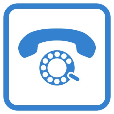 Darbeli aramayı vektör simgesi bir çerçeve içinde