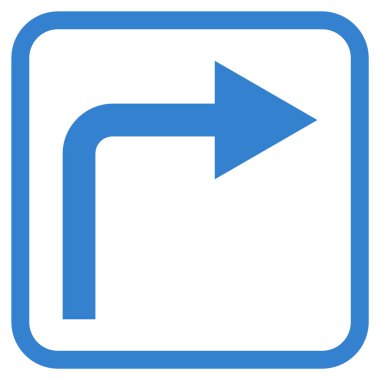 Doğru vektör simge bir çerçevede açmak