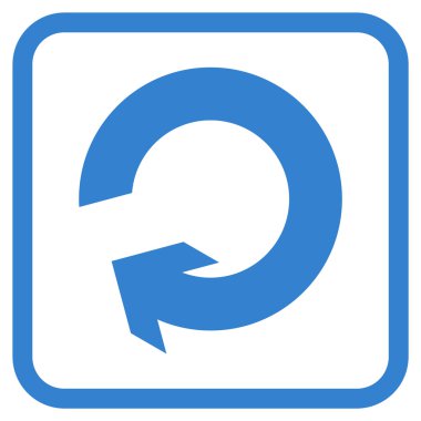 Vektör simgesi bir çerçeve içinde döndürme