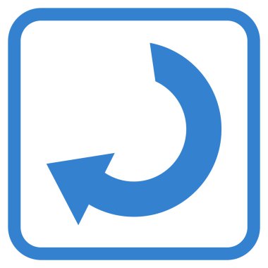 Vektör simgesi bir çerçeve içinde döndürme