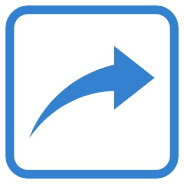 Vektör simgesi bir çerçeve içinde Yinele