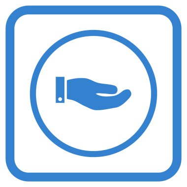 El vektör simgesi bir çerçeve içinde