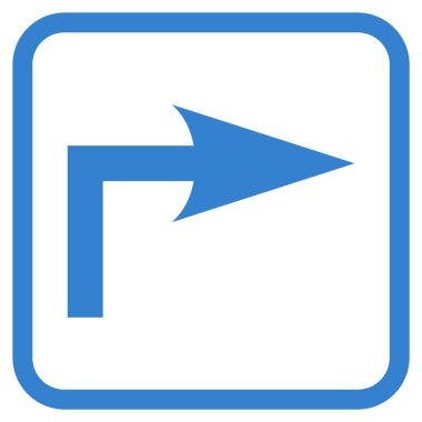 Doğru vektör simge bir çerçevede açmak