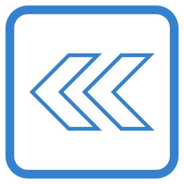 Shift Sol vektör simgesi bir çerçeve içinde