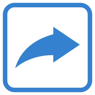 Vektör simgesi bir çerçeve içinde Yinele