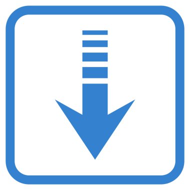 Vektör simgesi bir çerçeve içinde gönderin