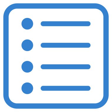 Öğeleri vektör simgesi bir çerçeve içinde