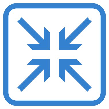 Oklar vektör simgesi bir çerçeve içinde collide