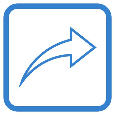 Vektör simgesi bir çerçeve içinde Yinele