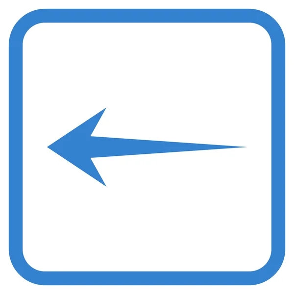 フレームの矢印左ベクトル アイコン — ストックベクタ