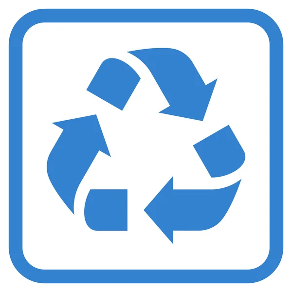 Recycle Vector Icon In een Frame — Stockvector