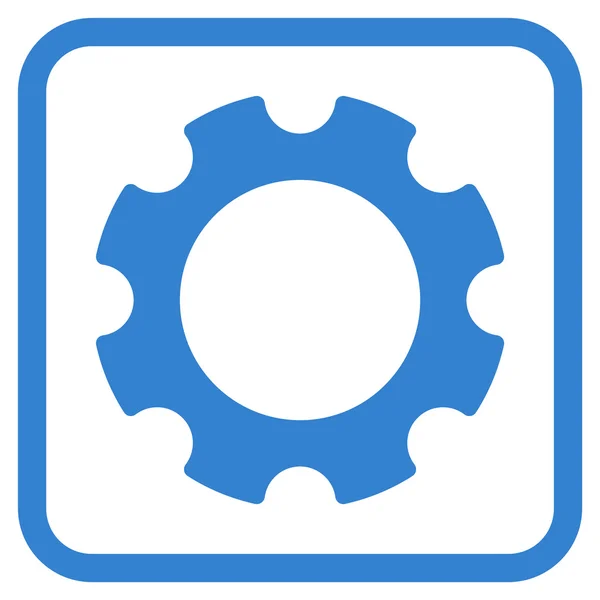 Vistuig Vector Icon In een Frame — Stockvector