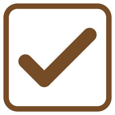 Tamam vektör simgesi bir çerçeve içinde