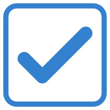 Tamam vektör simgesi bir çerçeve içinde