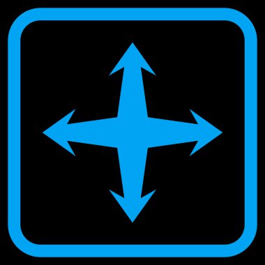 Bir çerçeve içinde vektör simgesini genişletin