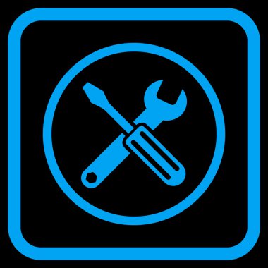 Seçenekleri vektör simgesi bir çerçeve içinde