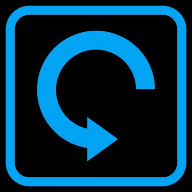 Doğru vektör simgesi bir çerçeve içinde döndürme